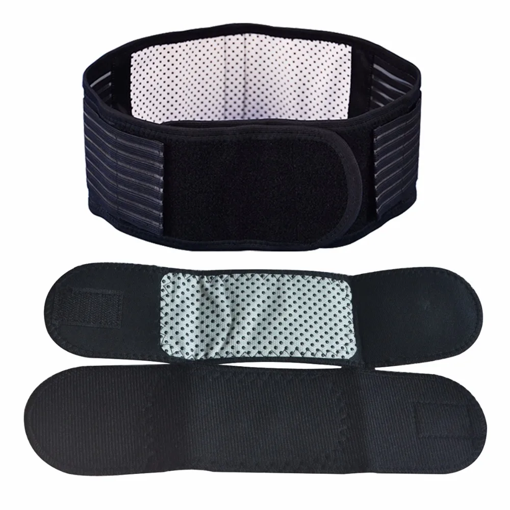 

1pcs Tourmaline Self Heating Waist Belt + 1pair Wrist Bracers Magnetic Therapy Body Health Care For Relieve Pain & Keeping Warm
