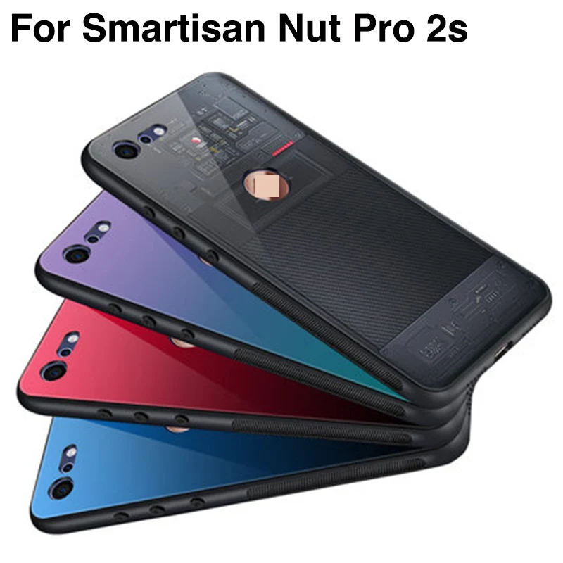 Градиентный чехол-накладка из закаленного стекла для Smartisan Nut U3 U2Pro U3Pro Pro2s чехол для Smartisan Nut U2 Pro coque U3 Pro shell
