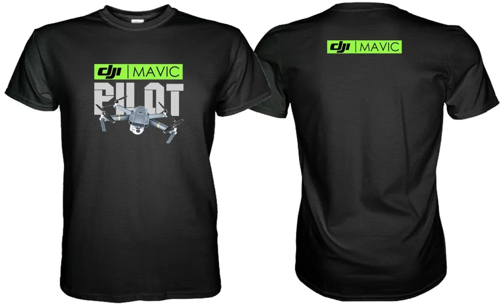 

Dji Mavic Pilot T-Shirt Mavic Pro2019 Hip Hop T Shirt Men 100% Cotton Short Sleeve Personalized T Shirts