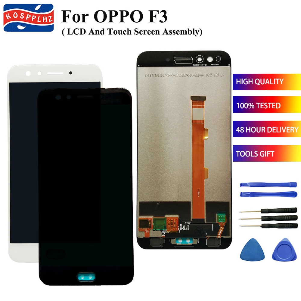 ЖК-дисплей и сенсорный экран в сборе для oppo f3 5 дюйма | Мобильные телефоны