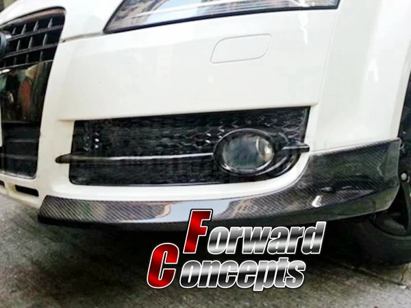 Для углеродного волокна 2007 2010 TT 8J переднего бампера lip разветвители flippers