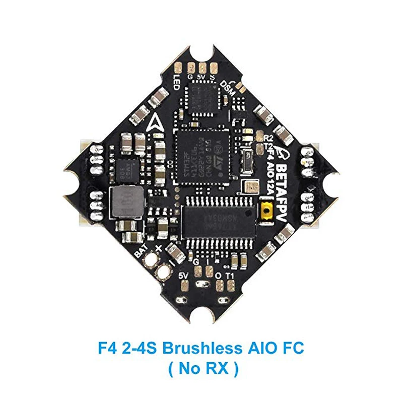 BETAFPV F4 2-4S AIO бесщеточный контроллер полета No RX BLHELI_S 12A ESC OSD Smart Audio с кабелем XT30 для Beta85X Beta75 Pro 2