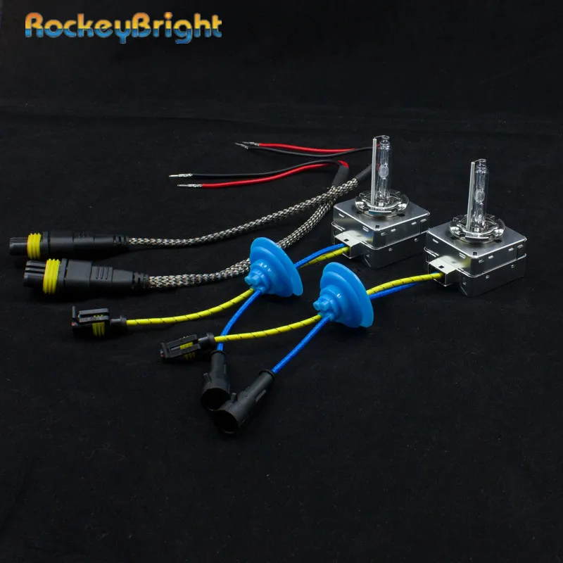 Rockeybright D5S HID xenon bulb For Kia K3 for Volkswagen Passat for Audi Q3 Q5 35W xenon HID headlight bulb D5S Car headlights