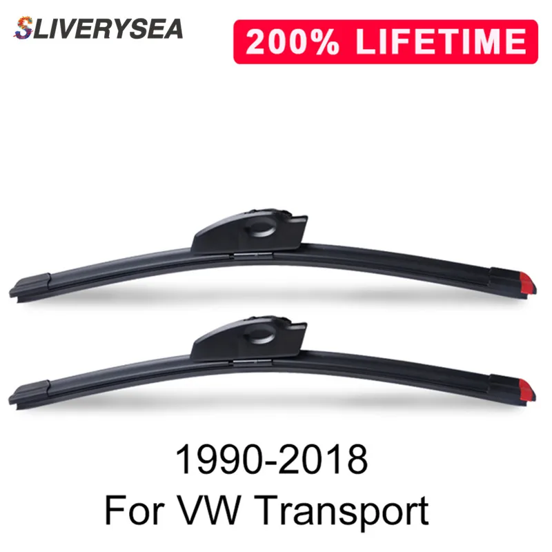 SLIVERYSEA Замена стеклоочистителя для транспорта 1990-2018 силиконовая Резина лобовое