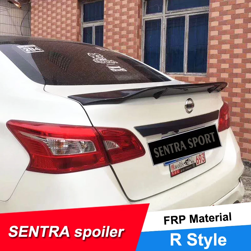 JNCFORURC Задняя Крышка багажника автомобильный спойлер для Nissan SENTRA 2012 13 14 15 16 17 18 FRP