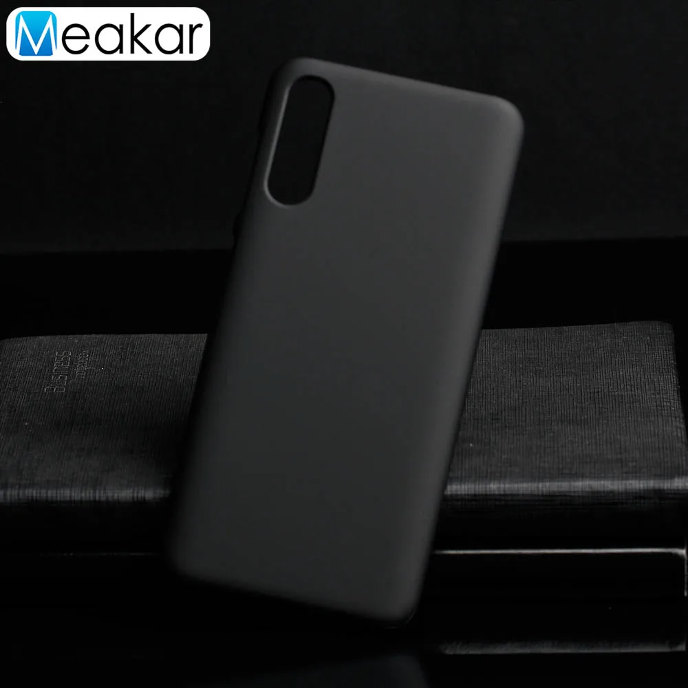 Матовый пластиковый чехол для Samsung Galaxy A50, чехол для Samsung Galaxy A50 SM-A505F SM A505F, задняя крышка для телефона - Цвет: Black