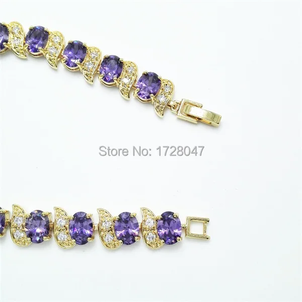 Женский браслет в виде яиц фиолетовый дизайн белый цвет ювелирное изделие