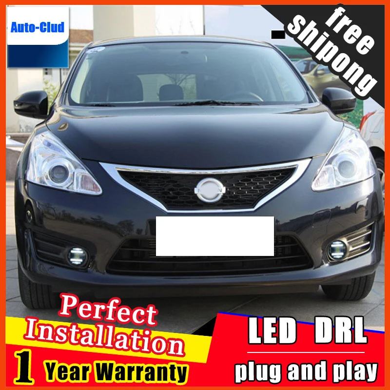 Авто Стайлинг светодиодный туман светильник для Nissan Tiida двойной коробки