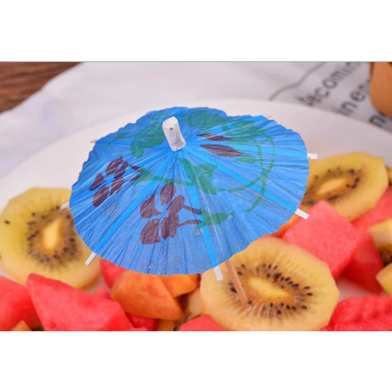 Лидер продаж 50 шт. бумажные Коктейльные зонты зонтики палочки для напитков