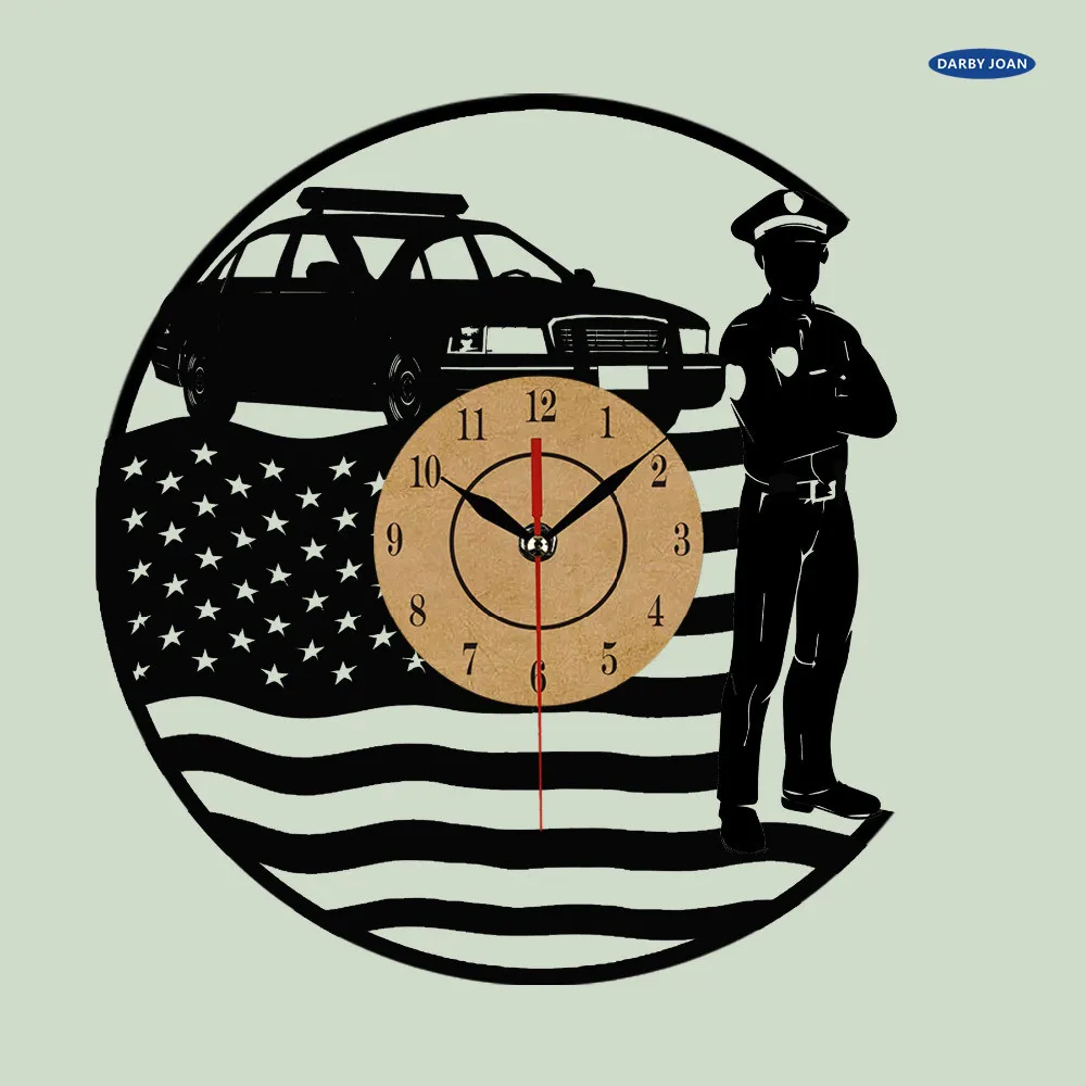 Классические виниловые настенные часы CD США современные с художественным рисунком современный дизайн|clock