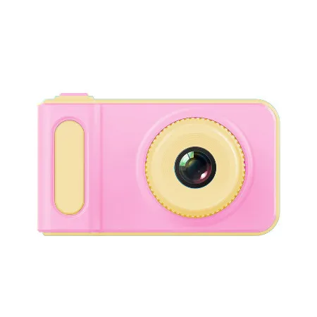 Yellow Pink Малыш игрушечная камера обучающая мини цифровая фотокамера водостойкая фотография подарок на день рождения крутая детская камера для детей - Цвет: Yellow Pink