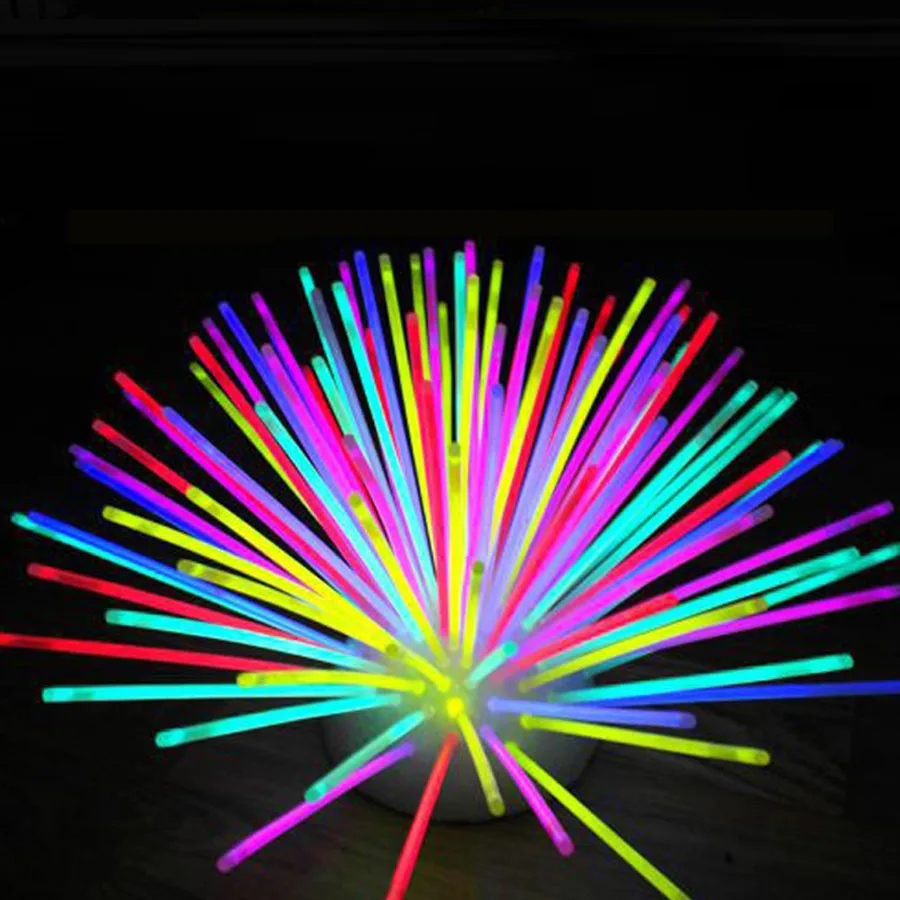 glow stick Неоновый светящийся яркий палочки сердце глаз очки повязка с кроликом вечерние принадлежности карнавал свадебный бар концертный - Цвет: glow stick