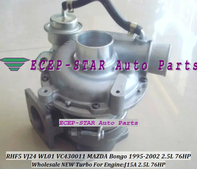 ww RHF5 WL01 VJ24 VC 430011 ВА ВБ Турбокомпрессор для двигателя MAZDA Bongo 1995-2002 J15A 2.5L 76HP оптом