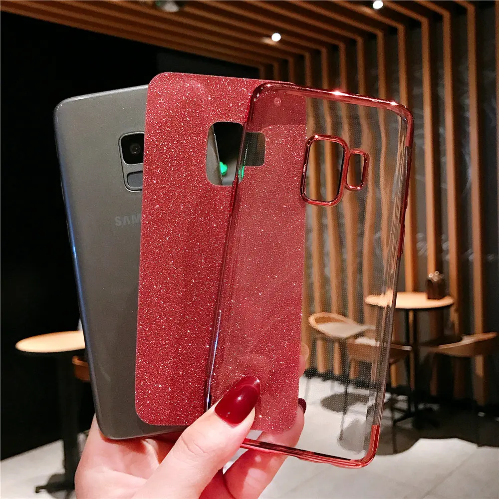 Блестящий силиконовый чехол для Samsung Galaxy M10 M20 M30 A40S A10 A20 A70 A50 A80 A90 A60 A20E A40 2019 Note 8 9 с