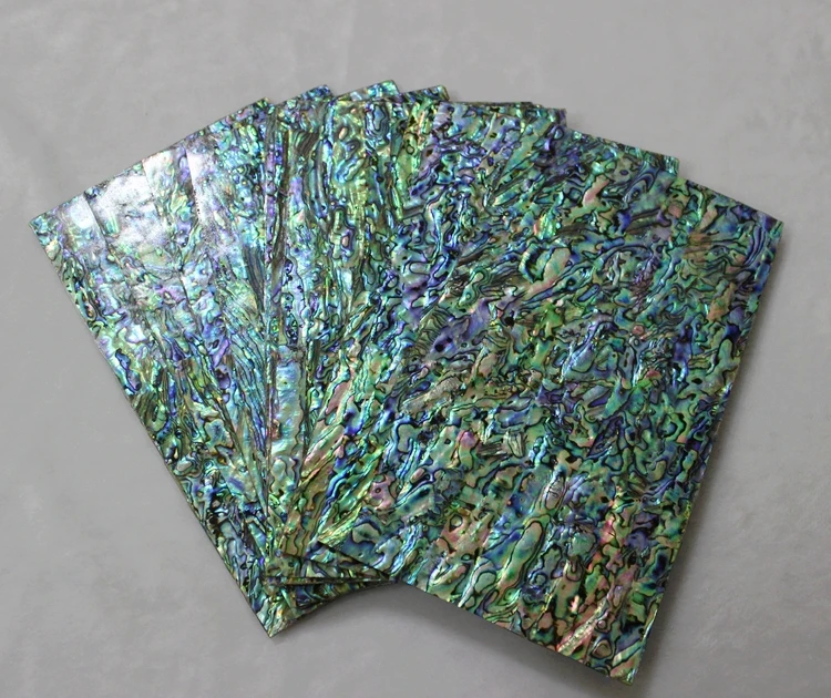 

140*240mm 1.5mm thick top grade thicker abalone shell paua shell laminate sheets shell paper furniture inlay guitar accessories