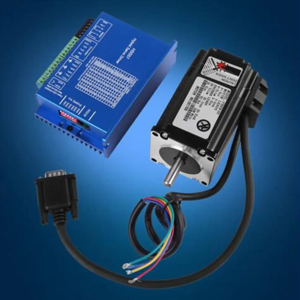 HSS57 шаговый двигатель Nema 23 шаговый двигатель Гибридный сервопривод и 57HSE2N-D25 замкнутый шаговый двигатель