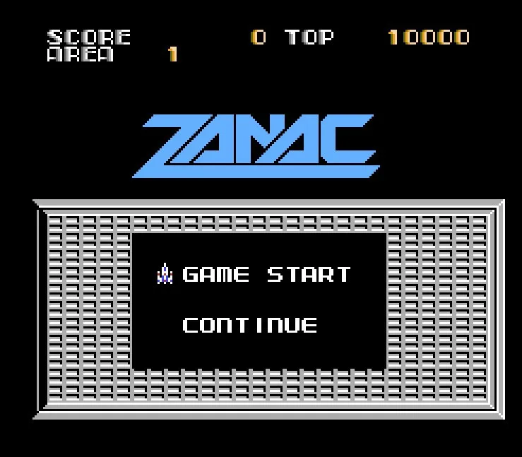 

Игровая карта Zanac для 72-контактного 8-битного игрового плеера