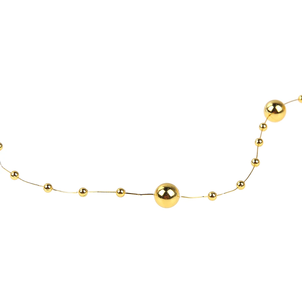 10 м/рулон 8 мм + 3 искусственный бисер цепочка Рождественская елка украшение