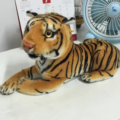 2016 Бесплатная доставка новая мода 30 см 3D имитация коричневого тигра плюшевые