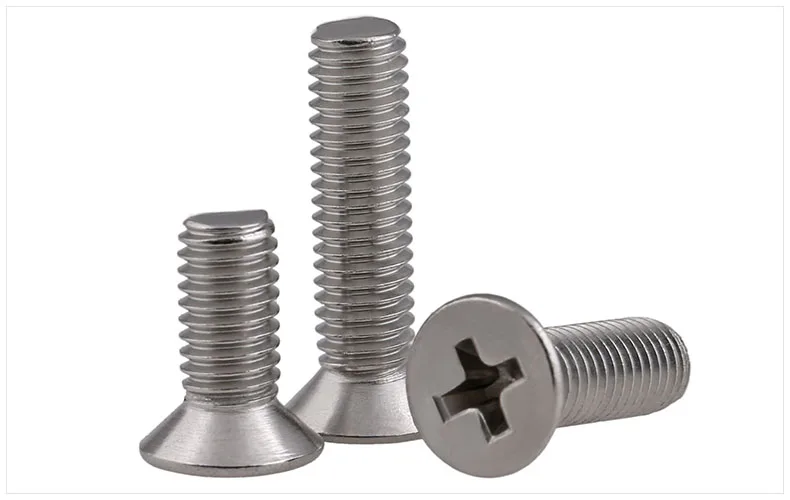 2018 100pcs/Lot GB819 M2/M2.5/M3/M4 304 Stainless Steel Flat Cross Countersunk Head Screw | Обустройство дома