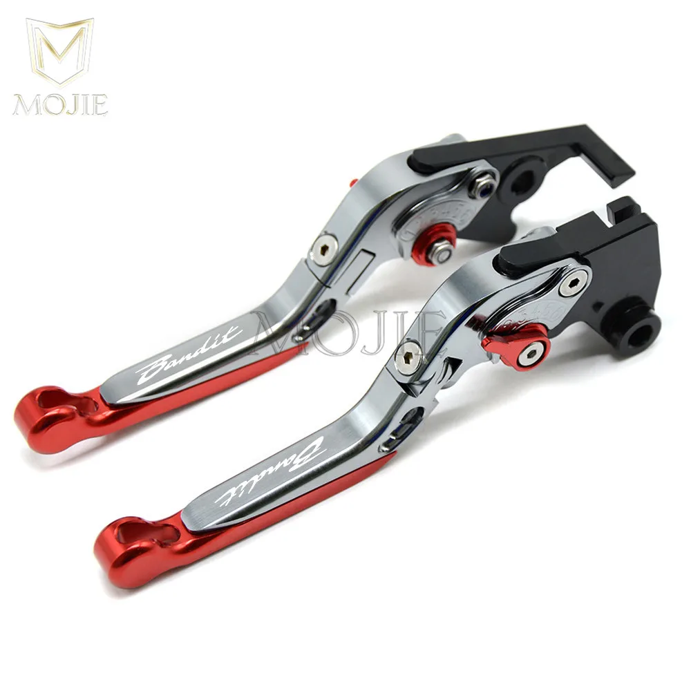 Red Titanium Мотоцикл Регулируемый Складной Выдвижная тормозной рычаг сцепления для Suzuki GSF650 BANDIT 2007 GSX650F BANDIT 2008- GSX 650 650F - Цвет: Red Titanium