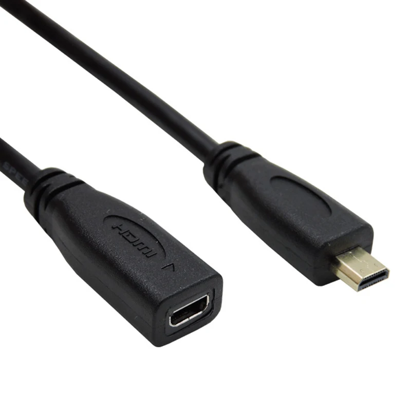 Удлинительные кабели HDMI типа D для аудио и видео кабель Micro Папа мама видеокамеры