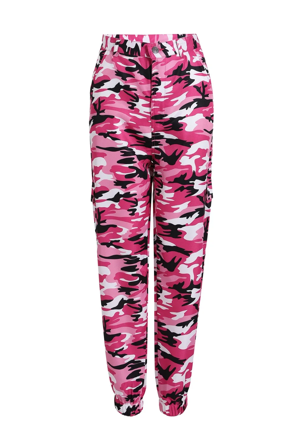 

ZADORIN Plus Size Women Camouflage Cargo Pants Women Fashion High Waist Baggy Camo Pants Sweatpants Cotton Trousers Streetwear