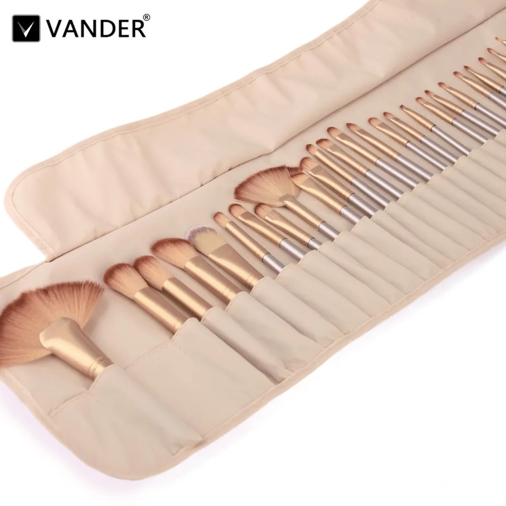 Vanderlife, 32 шт., кисти для макияжа, Профессиональная мягкая косметика, набор кистей для макияжа, кабуки, кисть для основы, губная помада, косметическая кисть
