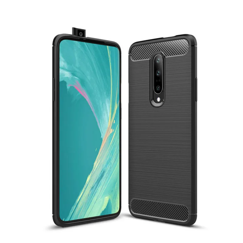 Для Oneplus 7 Pro Чехол для One plus 7 7Pro 6 6 T 5 5 T 3 задняя крышка из углеродного волокна для OnePlus 7 Pro Мягкий защитный чехол из ТПУ