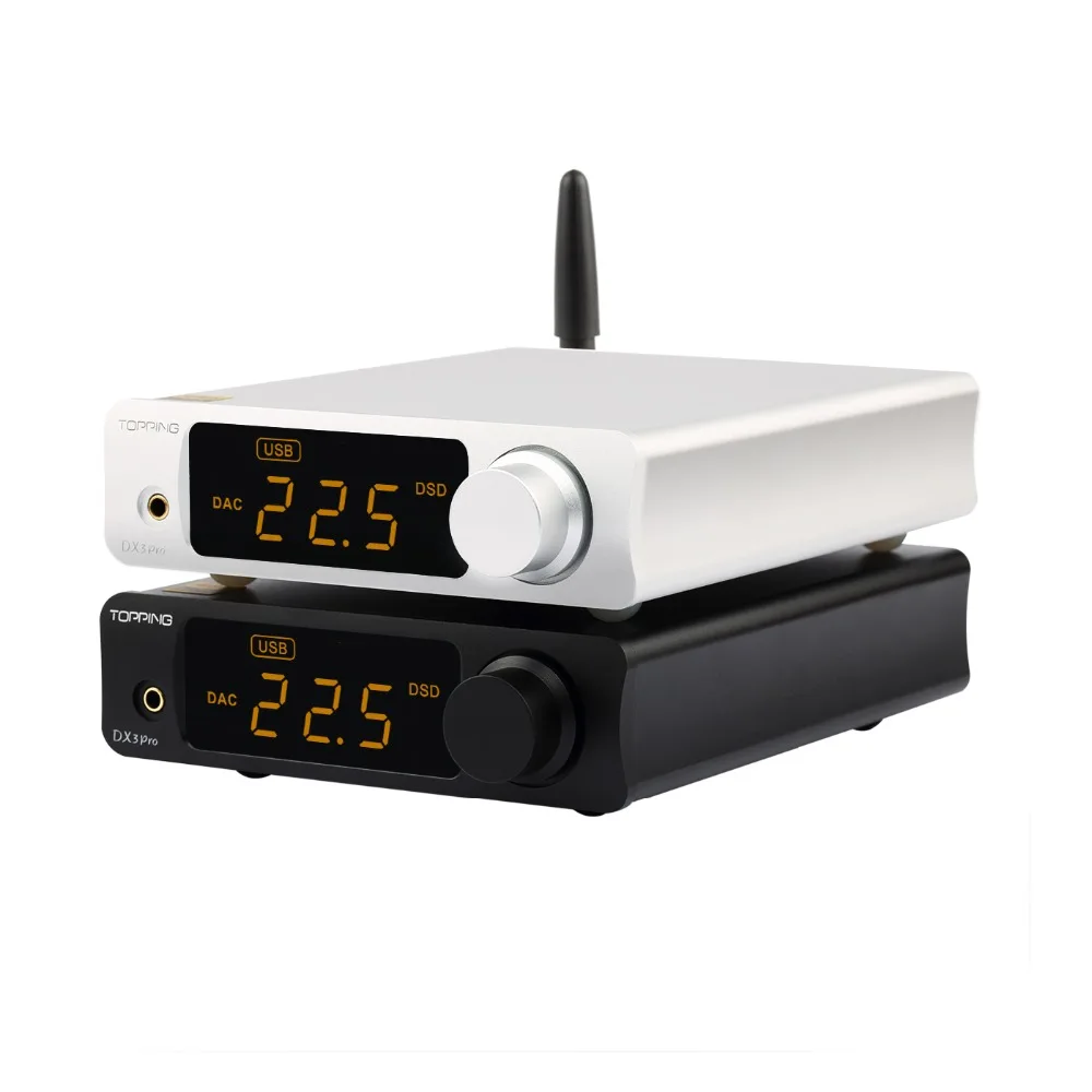 Топпинг DX3PRO USB DAC Bluetooth 5,0 AK4493* 2 XMOS XU208 DSD512 APTX-HD наушников выход AMP OPA1612