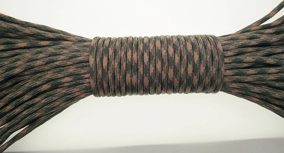 YOUGLE Paracord 550 парашютный шнур веревочка Mil Spec type III 7 нитей 100FT оборудование для альпинизма кемпинга выживания 39-45