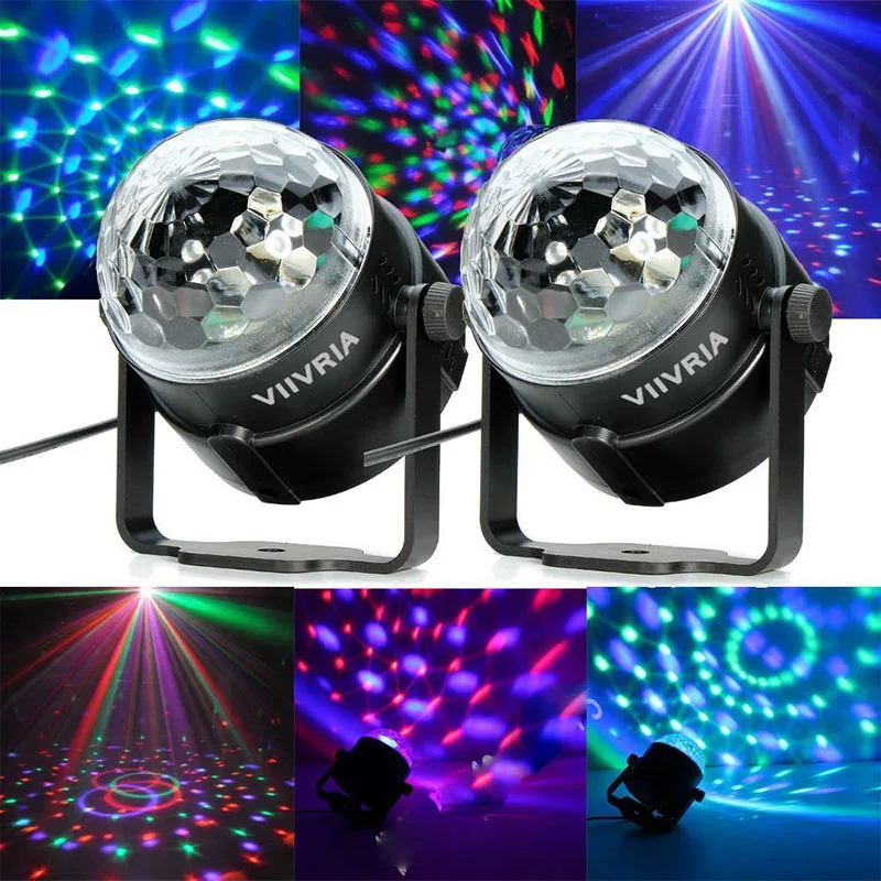 110 В 220 мини RGB DJ диско светодиодный светильник Кристальный магический шар