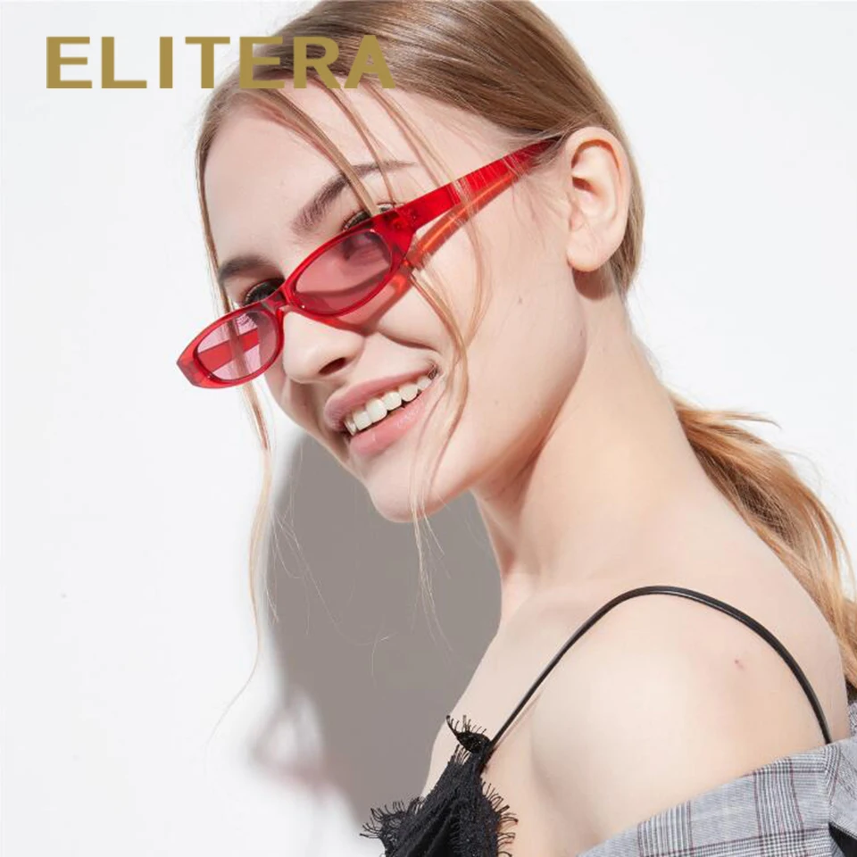 ELITERA солнцезащитные очки &quotкошачий глаз&quot для женщин роскошные брендовые