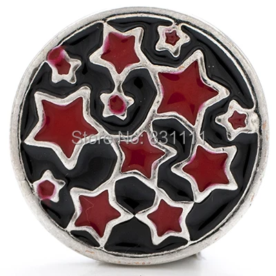 

NSB1500 Hot Sale Snap Jewelry 20mm Button For Bracelet DIY Findings Bright Colors Snaps Charms