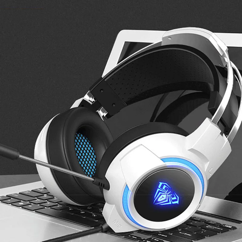 Игровая гарнитура для киберспорта USB 7 1 с подсветкой|Наушники и гарнитуры| |