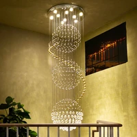 dhl shipping dia700h2000mm hotel hall crystal chandeliers lighting villa staircase crystal chandeliers customize jf1778
