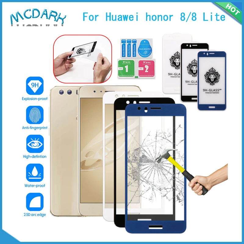 Mcdark 5 2 ''для Huawei honor 8 Передняя Защитная пленка для экрана Lite Аксессуары