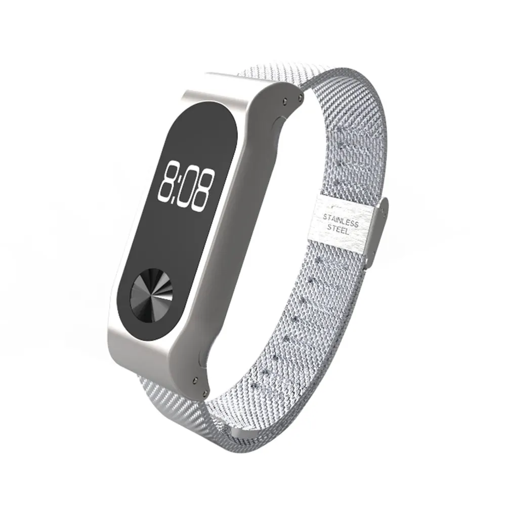 Металлический ремешок для Xiaomi mi Band 2 металлический каркас mi lanese сменный Браслет из нержавеющей стали для Xiao mi 2