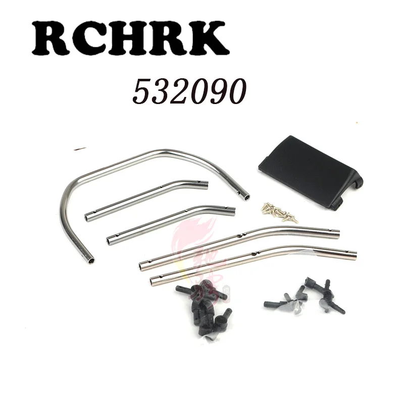 532090 серый и серебристый зеленый ролик подходит для RC автомобилей 1/10 FS Скелет suv