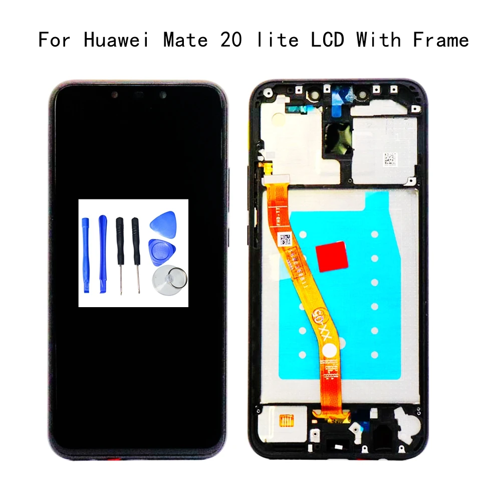 Для Huawei Mate 20 lite ЖК-дисплей кодирующий преобразователь сенсорного экрана в сборе с