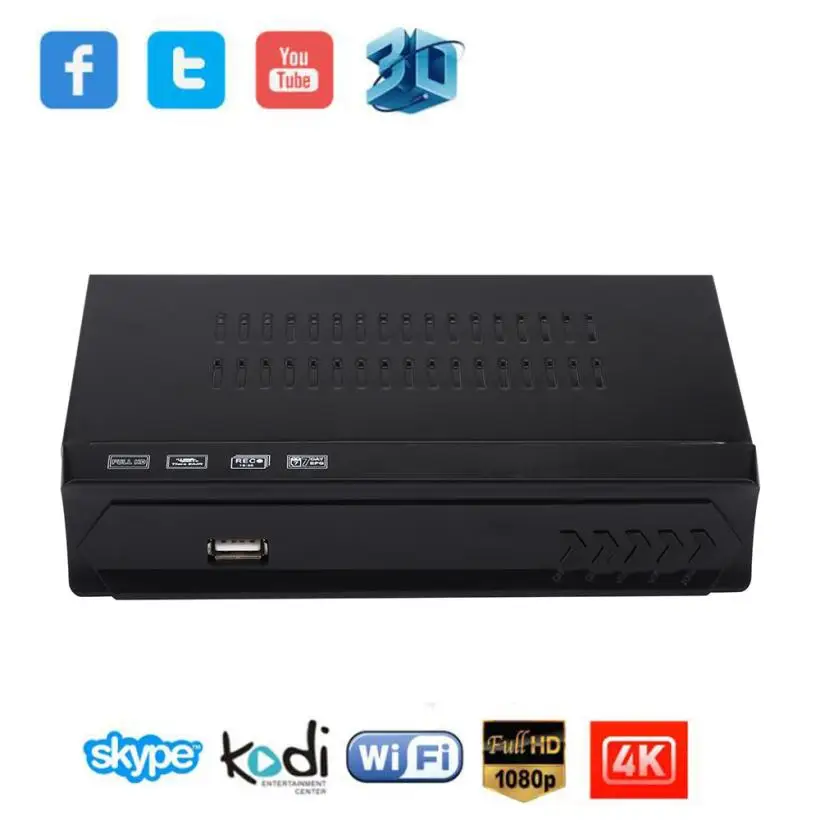 Цифровой спутник + Wifi IPTV Combo 512M 4G DDR3 приемник потайная ТВ приставка IKS