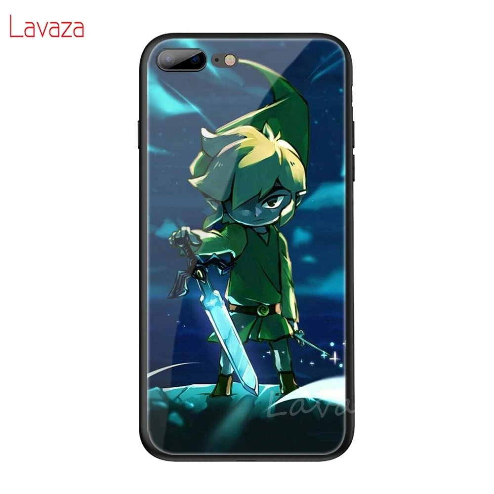 TG22 Мягкий чехол Lavaza Legend of Zelda из закаленного стекла для Apple iPhone 6 6 S 7 8 Plus 5 5S SE X XS MAX XR TPU - Цвет: TG22