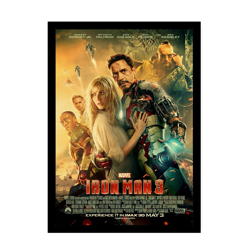 Мстители Железный человек плакат Marvel Comics винтажные принты и плакаты для кафе бара комнаты Настенные стикеры художественная Живопись Домашний Декор