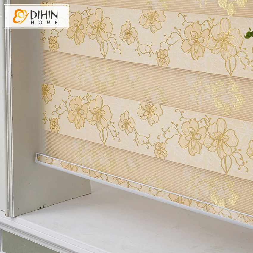 DIHIN HOME Роскошная жаккардовая Затемняющая занавеска s утолщенный роликовый затвор
