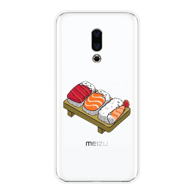 Смешная задняя крышка из ТПУ для Meizu 16th 16x15 Lite 16 Plus мягкий силиконовый чехол