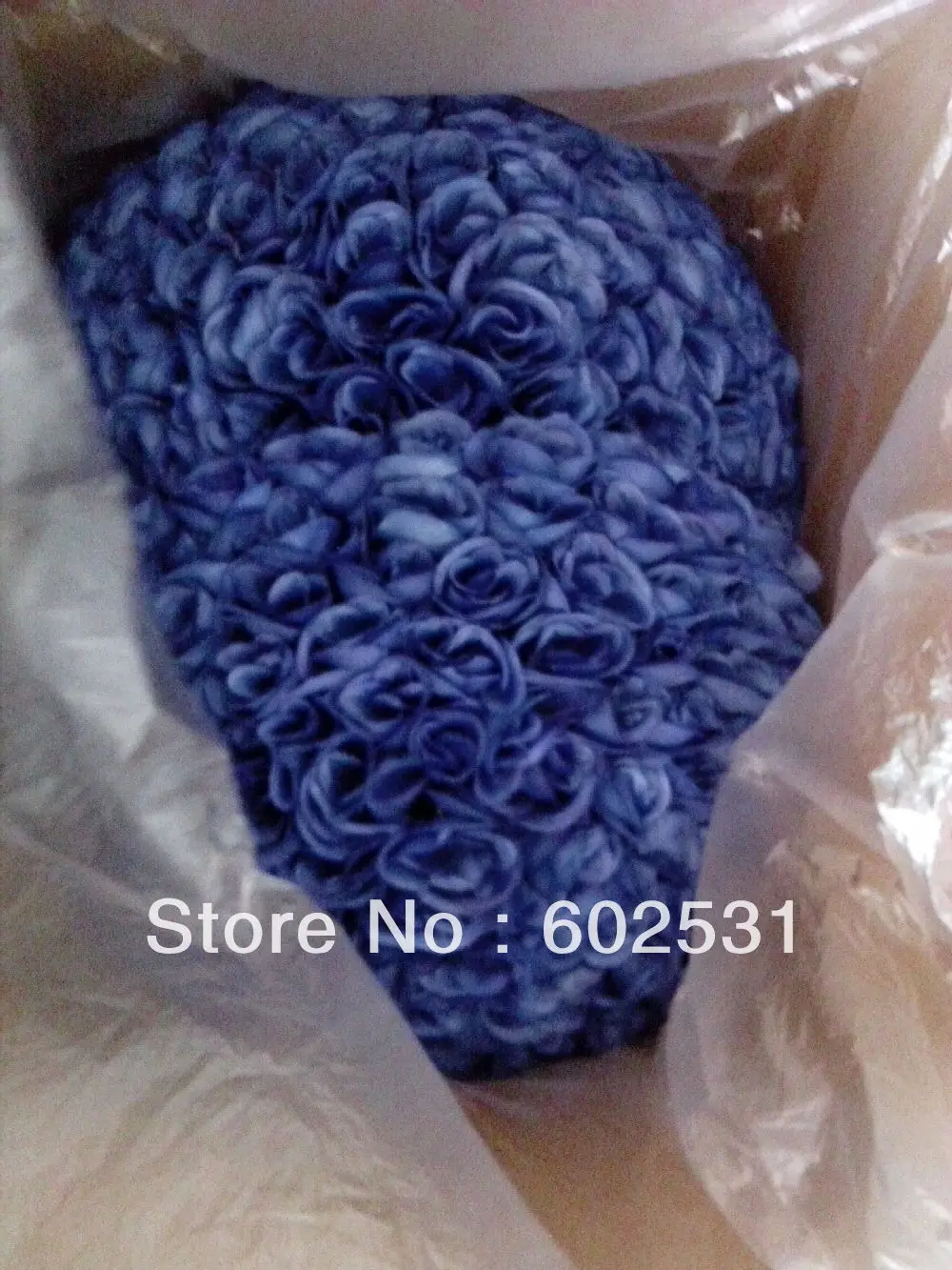 SPR 40 см Королевский синий свадебный Шелковый целующийся шар пурпурно пластиковый