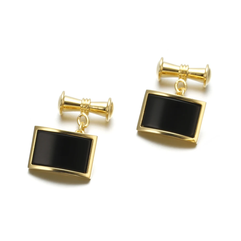 Вагула Черный Камень Запонки Зажим для галстука набор в 3 шт роскошный галстук