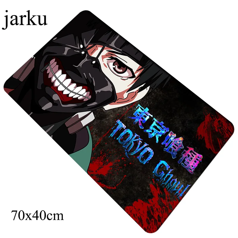 Size 700x400x3mm Коврик для мыши с изображением Токийского Гуля 700x400x3 мм подарок для мальчика компьютерный коврик для мыши геймерский геймпад геймерский Ноутбук игровой коврик для мыши Настольный коврик офисная мышь - Цвет: Size 700x400x3mm