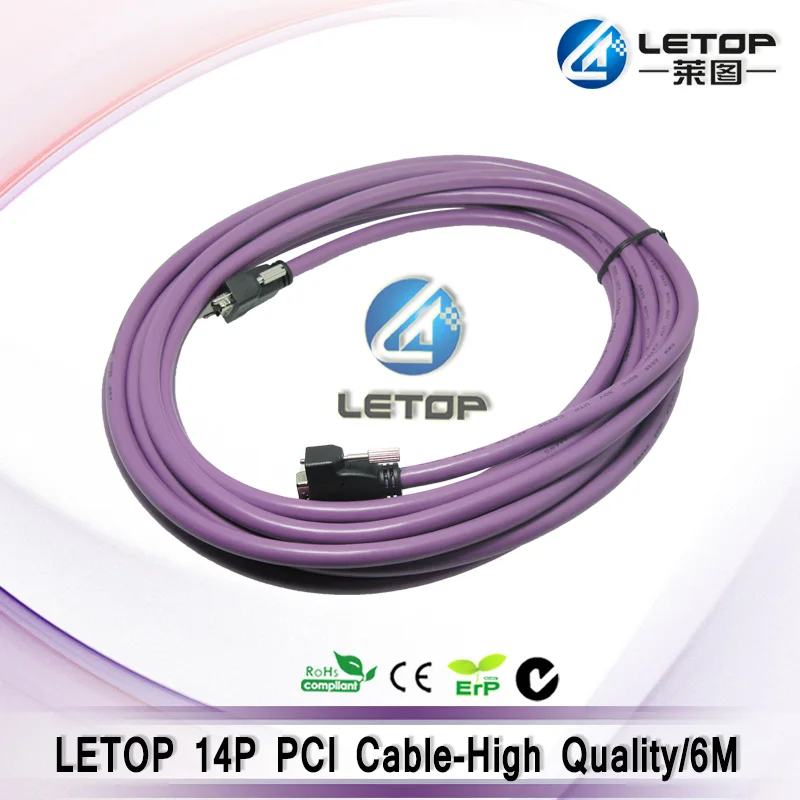 

LETOP 1 шт., высокое качество, Φ 4M 6M 14 Pin PCI кабель
