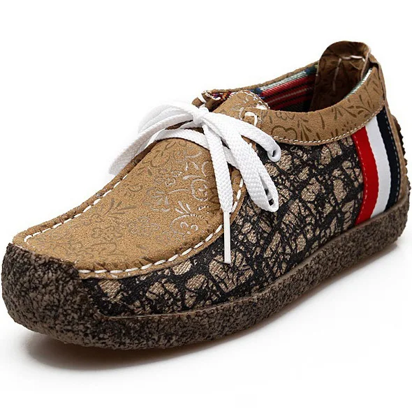 0178 Women's Slip On Sneakers Loafers Casual Geniune Leather Cowhide Low Top Flats Shoes | Обувь